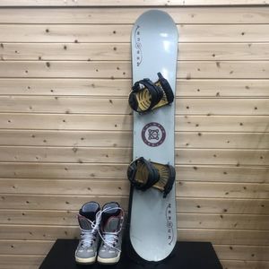 【1000円スタート】スノーボード 3点セット MERCURY マーキュリー TＷINTIP BY LIQUID 長