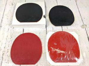 【10yt294】卓球ラバー×4点セット 紅双喜DHS キョウヒョウ3◆バタフライ テナジー80◆SW