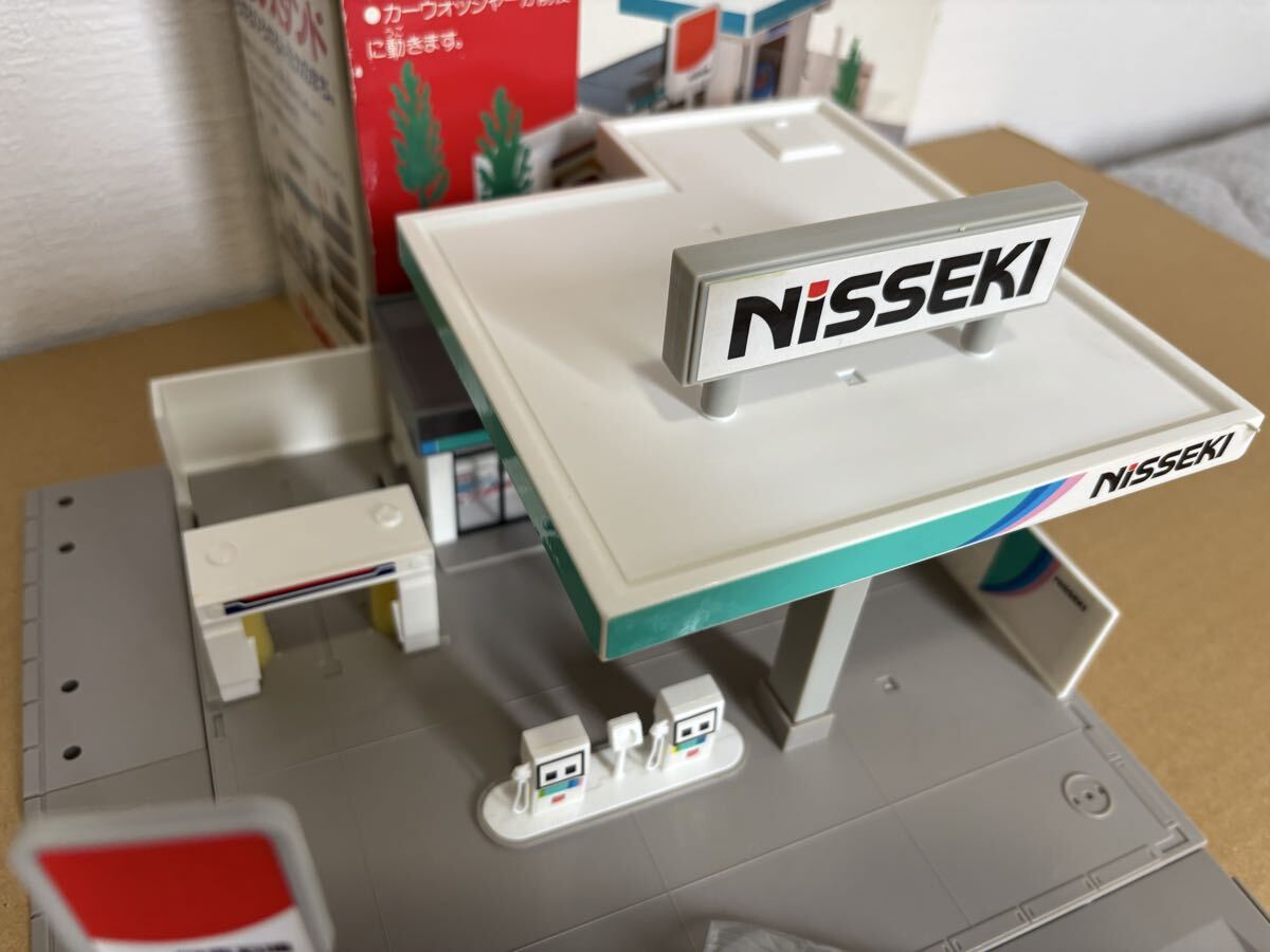 トミカタウン 旧トミカタウン ガソリンスタンド 日本石油 当時物 旧