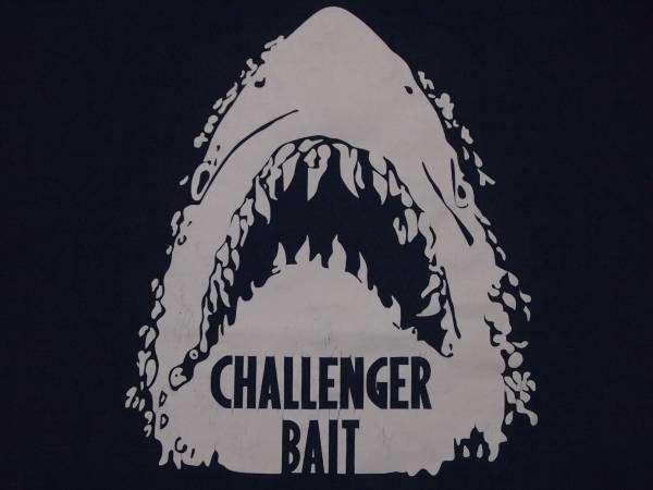 ☆CHALLENGERチャレンジャー☆ 魚骨ロゴプリント 半袖Tシャツ L(半袖T 