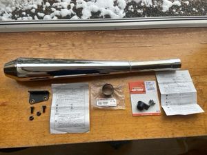 デイトナ SR400 スリップオン メガホンマフラー キャブレターモデル専用 中古品 SR500