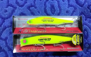 Megabass　KAGELOU124F　メガバス　カゲロウ124F、X80MAGNUM　ドチャートピンクアイ2026