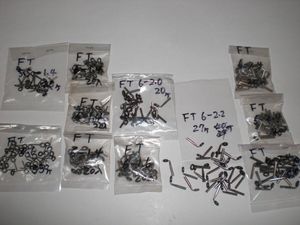 Fuji（フジ）富士工業　穂先トップガイド　FT０.６～２.４　１１パック　２４２ヶ　磯、