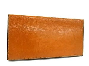 1円 Valextra ヴァレクストラ レザー 二つ折り 長財布 ウォレット 札入れ カード入れ メ