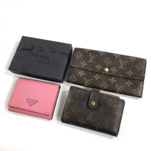 財布 長財布 二つ折り 三つ折り まとめ商品 LOUIS VUITTON ルイヴィトン モノグラム PRAD