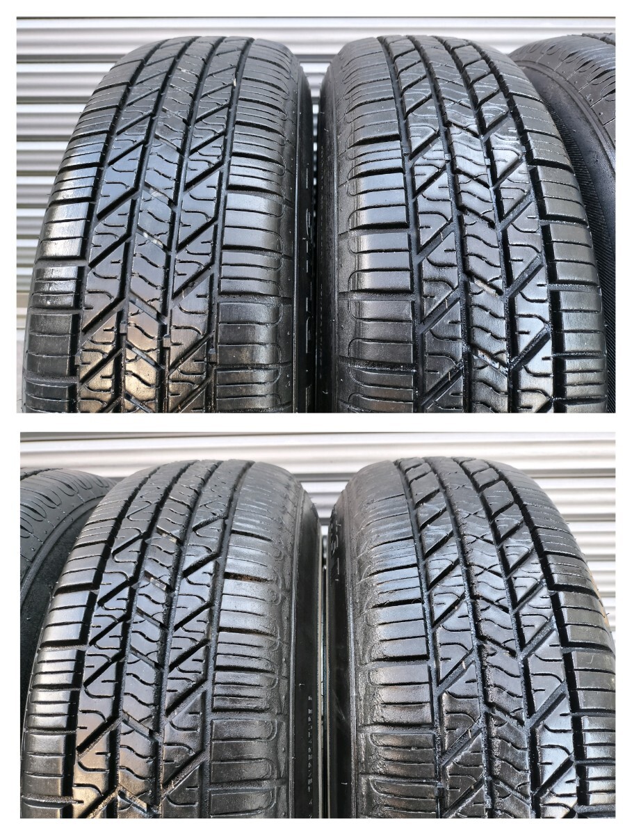 ワイヤーホイール 14インチ 14×6J 7J 175/70R14☆ホワイトリボン 深
