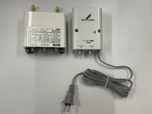 DXアンテナ UHF・BS/CS-IFブースター CU43AS 43db 2K・4K・8K対応 　