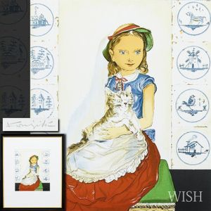 リトグラフ 少女のYahoo!オークション(旧ヤフオク!)の相場・価格を見る