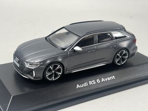 PMA ミニチャンプス 1/43 Audi アウディ RS 6 アバント 2020 デイトナグレー・マット 501
