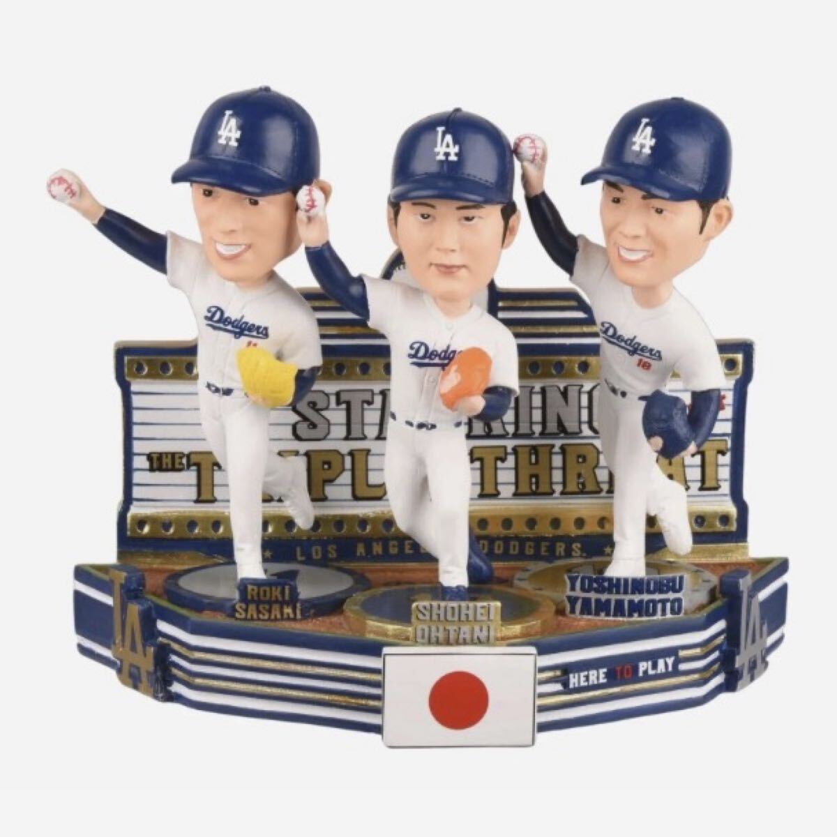 大谷翔平 山本由伸 佐々木朗希 ボブルヘッド ロサンゼルス ☆希少