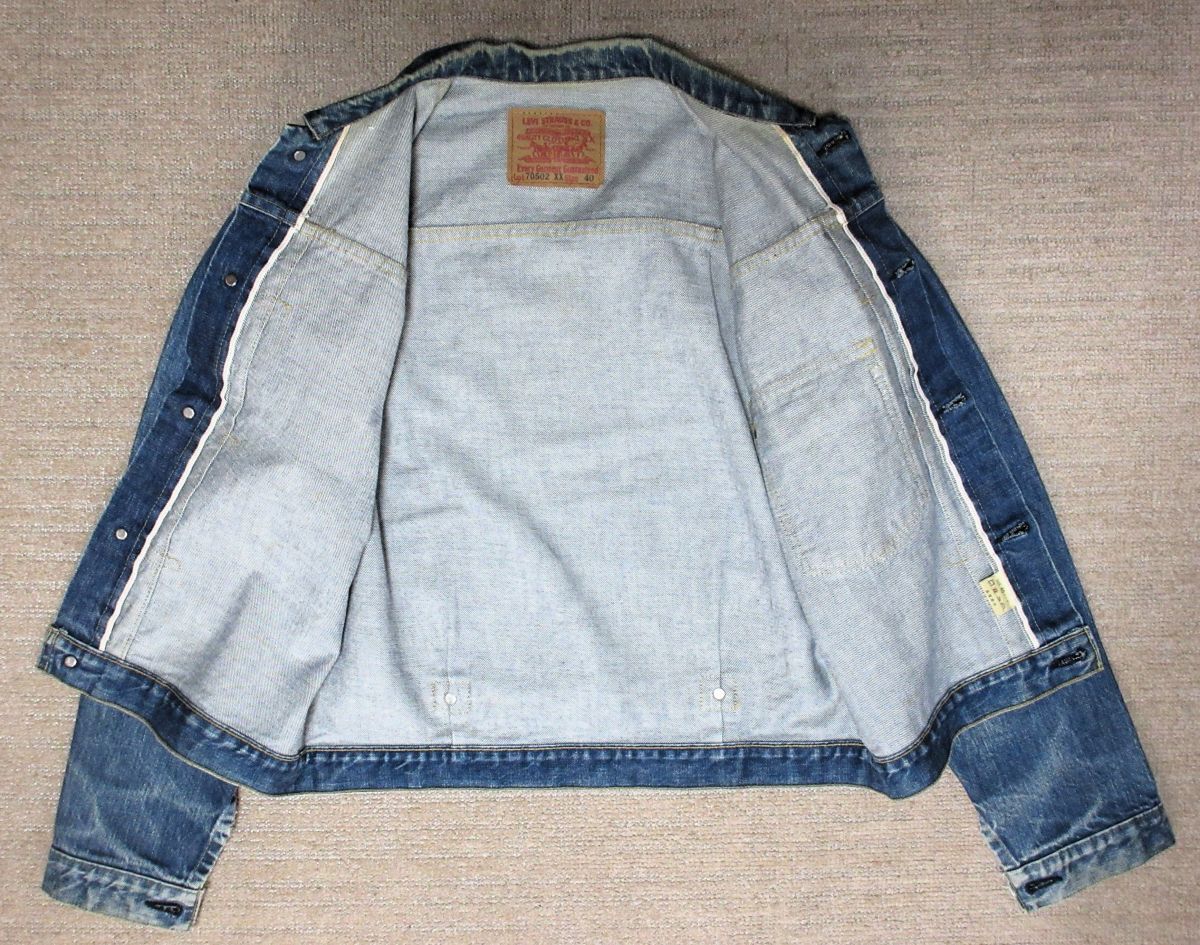 LEVI'S 70502 XX 1st 復刻 BIGE 赤耳 40サイズ 日本製(ジージャン