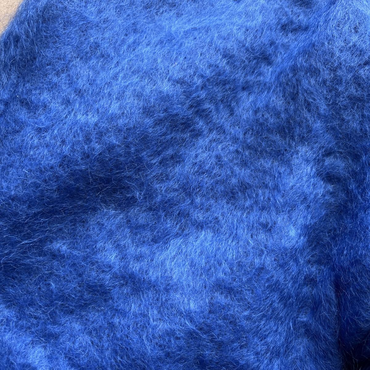 か*す様 【希少】50〜60s ヴィンテージモヘア　モヘアポロ　毛足長め 希少 激レア 60s 70s 80s ビンテージ ヴィンテージ 毛足長 モヘア
