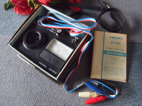 HIOKI 電圧計付検相器(HIOKI 日置電機 検相器 PD3129) HIOKI 電圧計付検相器(HIOKI 日置電機 検相器 PD3129)