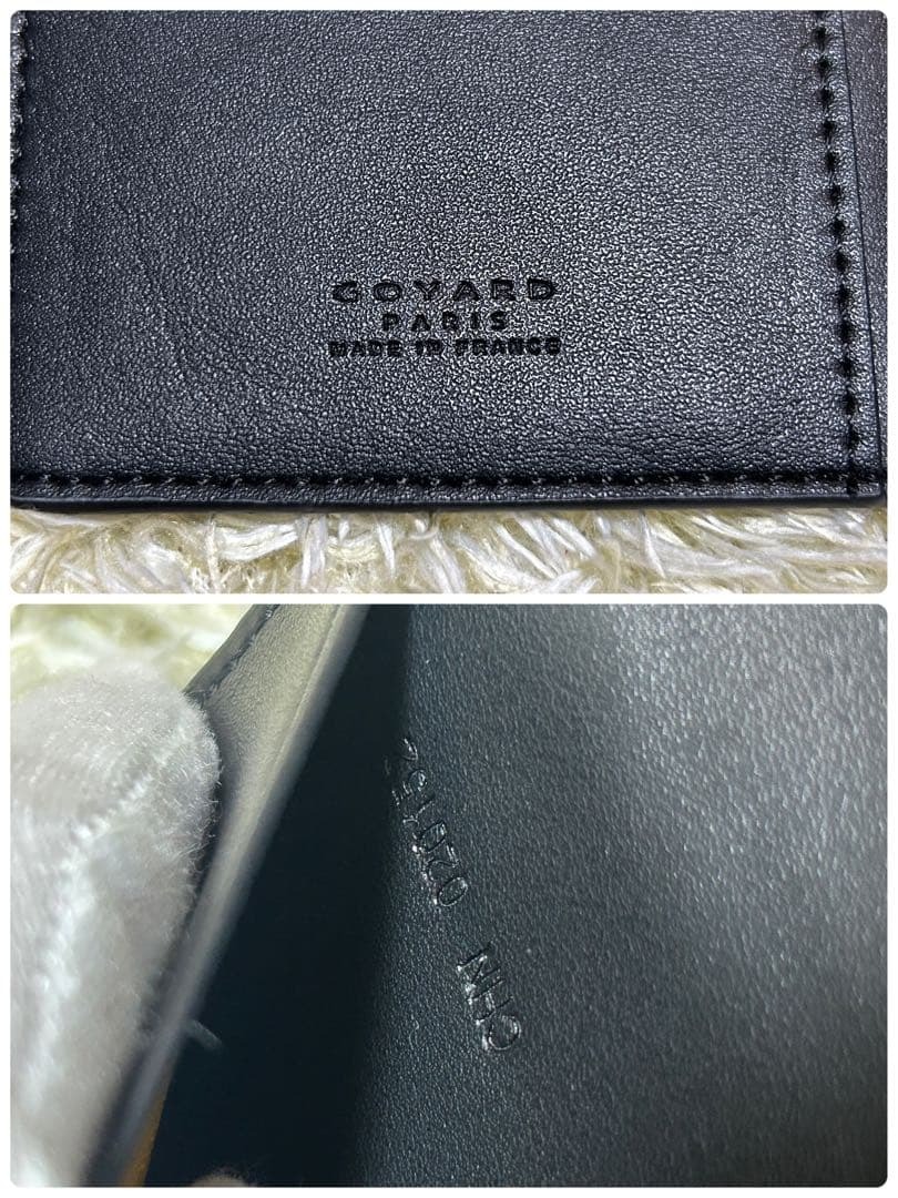 【未使用級】ゴヤール　パスポートケース　カードケース　本革　PVC 黒 ゴヤール【未使用級】GOYARD パスポートケース カードケース 本革 PVC