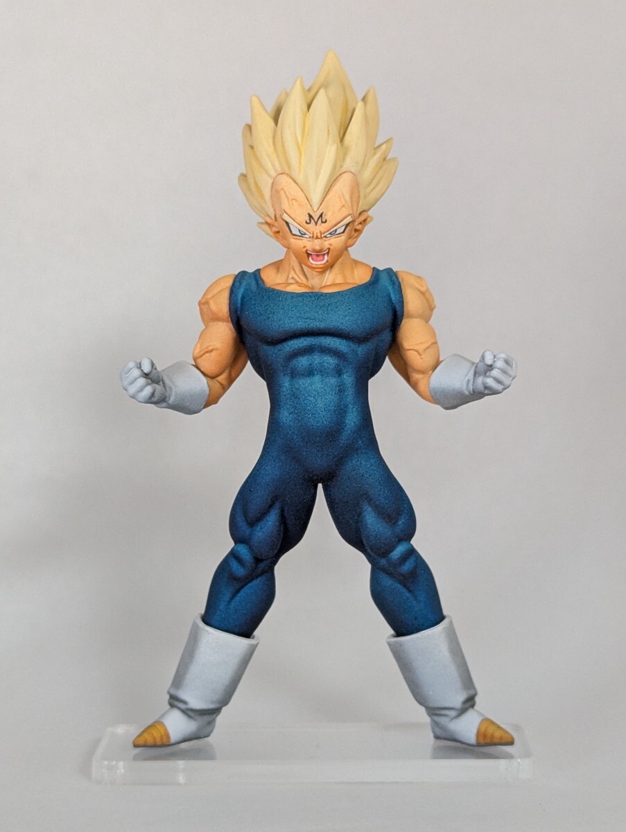 53.ドラゴンボール　ベジータ　リペイント　フィギュア　　鳥山明 HG リペイント 魔人ベジータドラゴンボール 04 MAJIN BUU SAGA