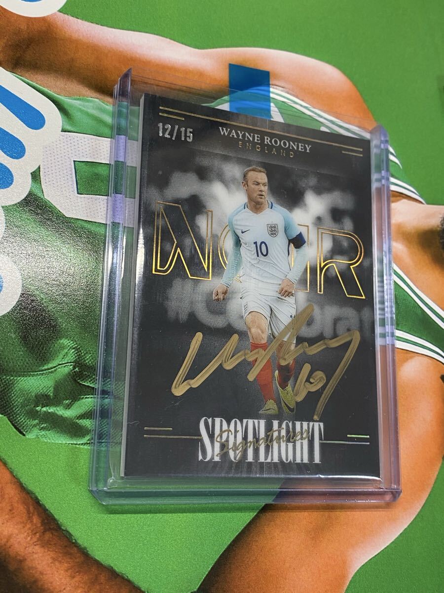 2024-25 Panini Noir Soccer Spotlight Signatures Vertical /15