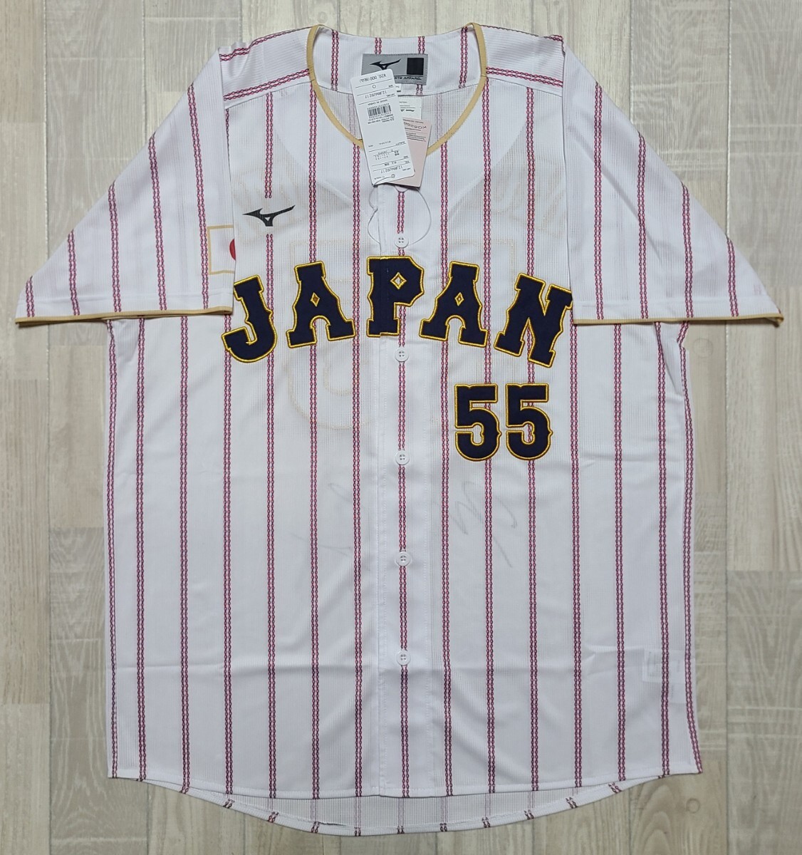 侍ジャパン 村上宗隆 直筆サイン入りユニフォーム Lサイズ 村上宗隆 侍ジャパン レプリカ ユニフォーム 2026 WBC ホーム 直筆
