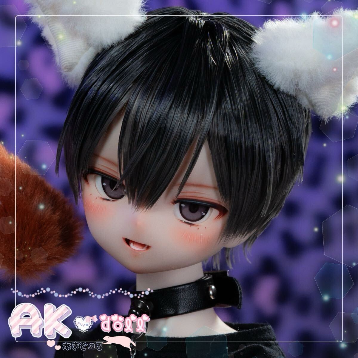AK*doll】DDH-01 カスタムヘッド+カスタムウィッグ+オリジナルアイ+舌