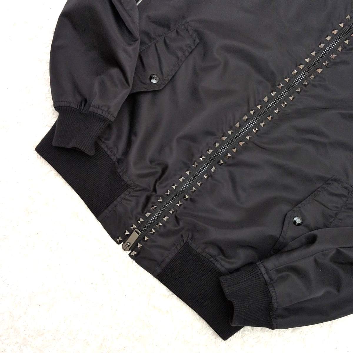 極美品 L】ヴァレンティノ VALENTINO ロックスタッズ ボンバー