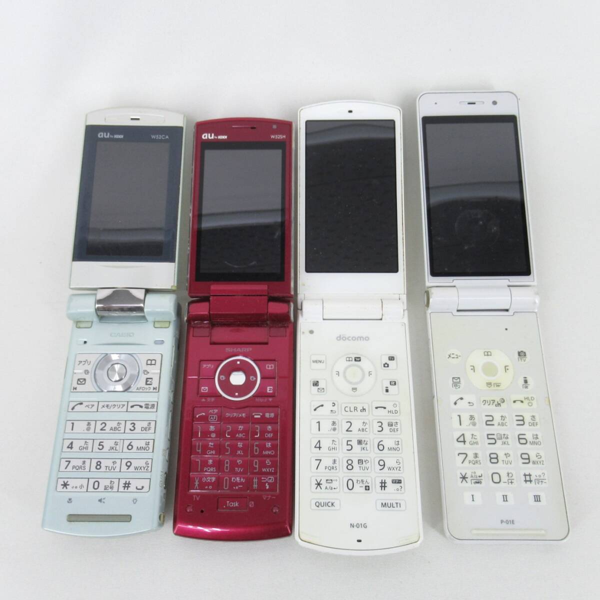 ◇ジャンク◇ガラケー 携帯電話 7台セット docomo au 訳あり 部品取り