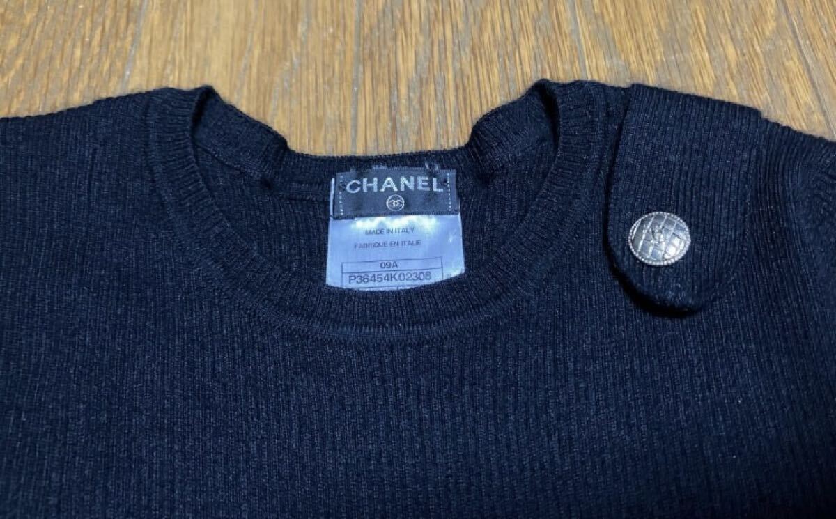 CHANEL シャネル 長袖ニット セーター P36454K02308 38 long sleeve