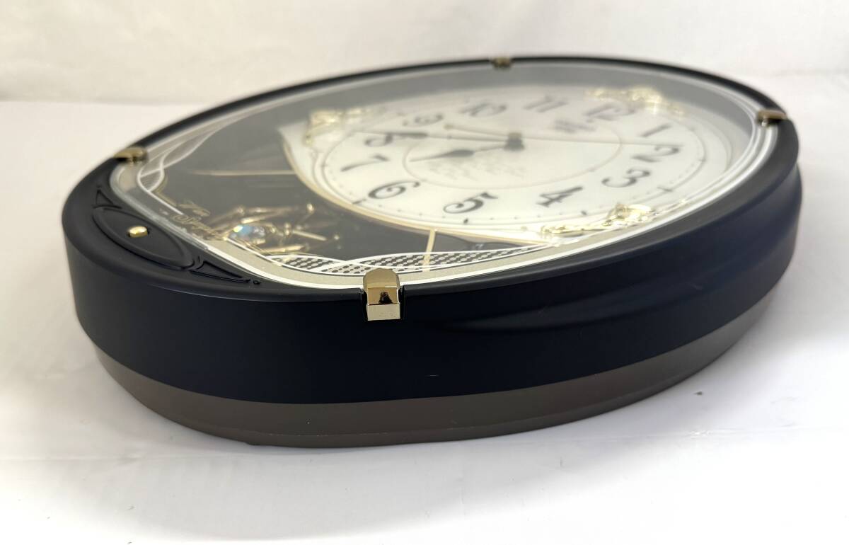 菊水-1316】SEIKO セイコー Wave Symphony 壁掛け時計 AM803L/電波時計
