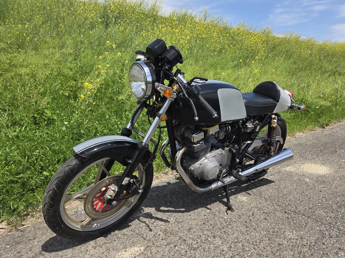 スズキ GSX250E GS25X ザリ ゴキ カスタム 始動 書類付き 検 CB GT RZ