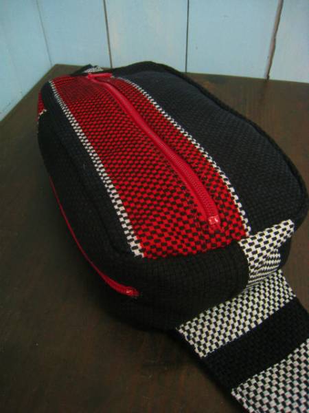 消防団半纏|昭和レトロ|ハンドメイド|刺子ボディバッグ|1円希少(ボディ