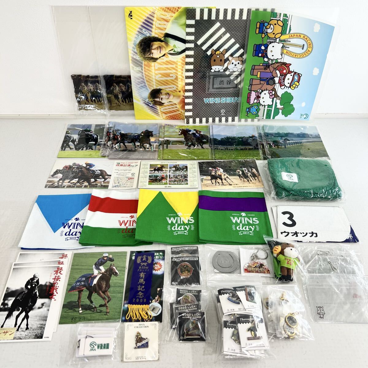 JRA 競馬 グッズ まとめ売り コレクション ピンバッジ ポストカード