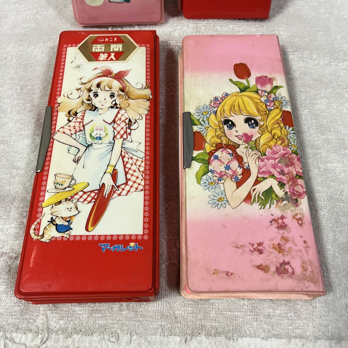 昭和レトロ 少女漫画 マーガレット 筆箱 レトロポップ 当時物 女の子