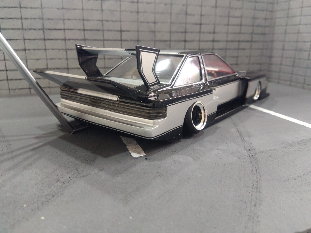 アオシマ1/24プラモデル10ソアラ街道レーサー旧車シルエット族車
