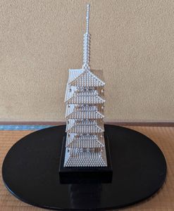パールビーズ 五重塔 オブジェ 約40cm 真珠 五重塔の値段と価格推移は？｜2件の売買データから真珠 五重塔の