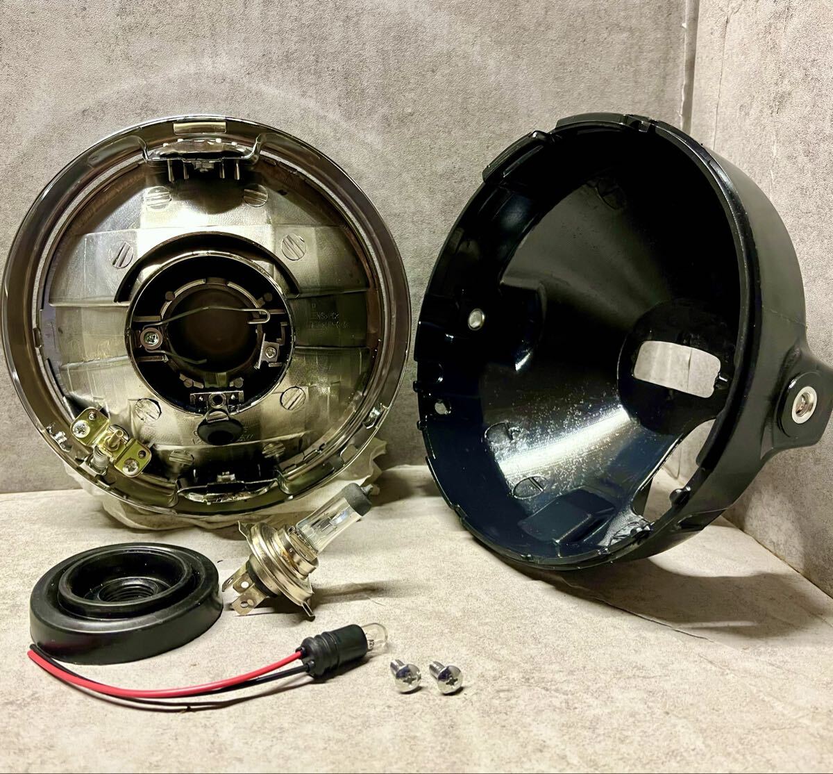 PIAA Zビーム 蝋燭レンズ ヘッドライト 当時物 180パイ GS Z400FX CBX