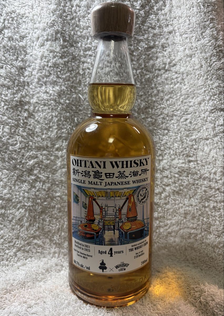 OHTANI WHISKY 新潟 亀田 蒸溜所 シングルカスク 4年 The Whisky Crew