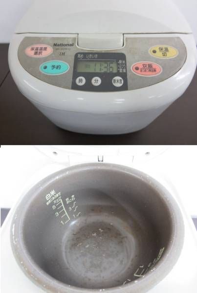 炊飯器 ジャー◇SR-IHZB10 ナショナル◇IH◇中古品◇わけあり◇(IH 