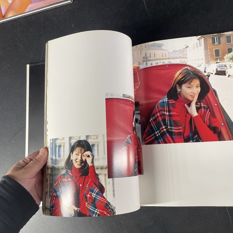 森高千里 写真集 STEP BY STEP 1995年 初版 ワニブックス イタリア