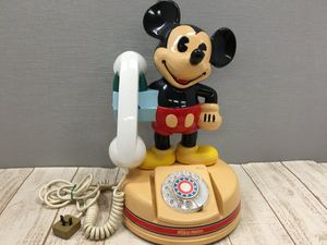 ミッキーマウス 電話のYahoo!オークション(旧ヤフオク!)の相場・価格を