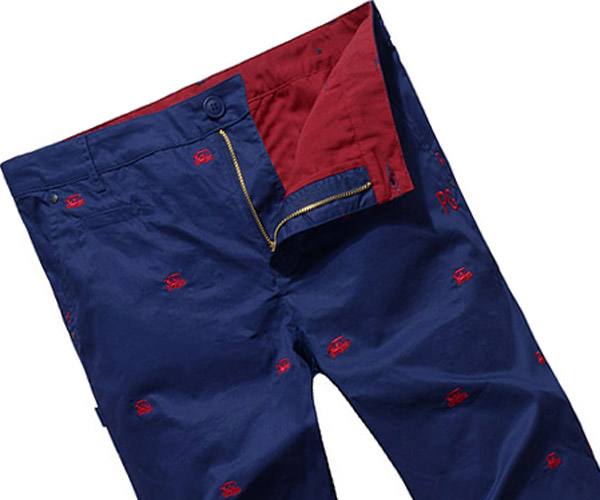 人気PEARLY GATESパーリーゲイツ◆メンズパンツ941紺サイズ5_1