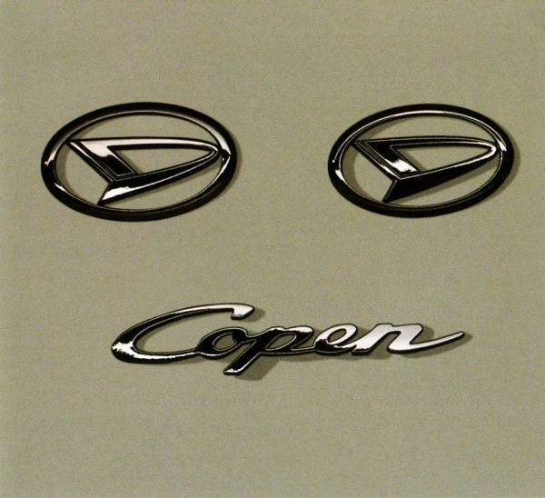 ダイハツ コペン 純正 ブラックメッキエンブレムセット copen