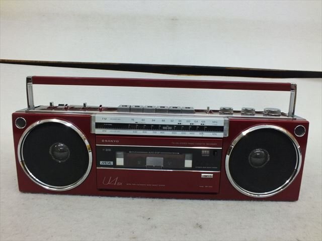 良品まとめ売り 昭和レトロ SANYO ラジカセ MR-U4SF 中古品
