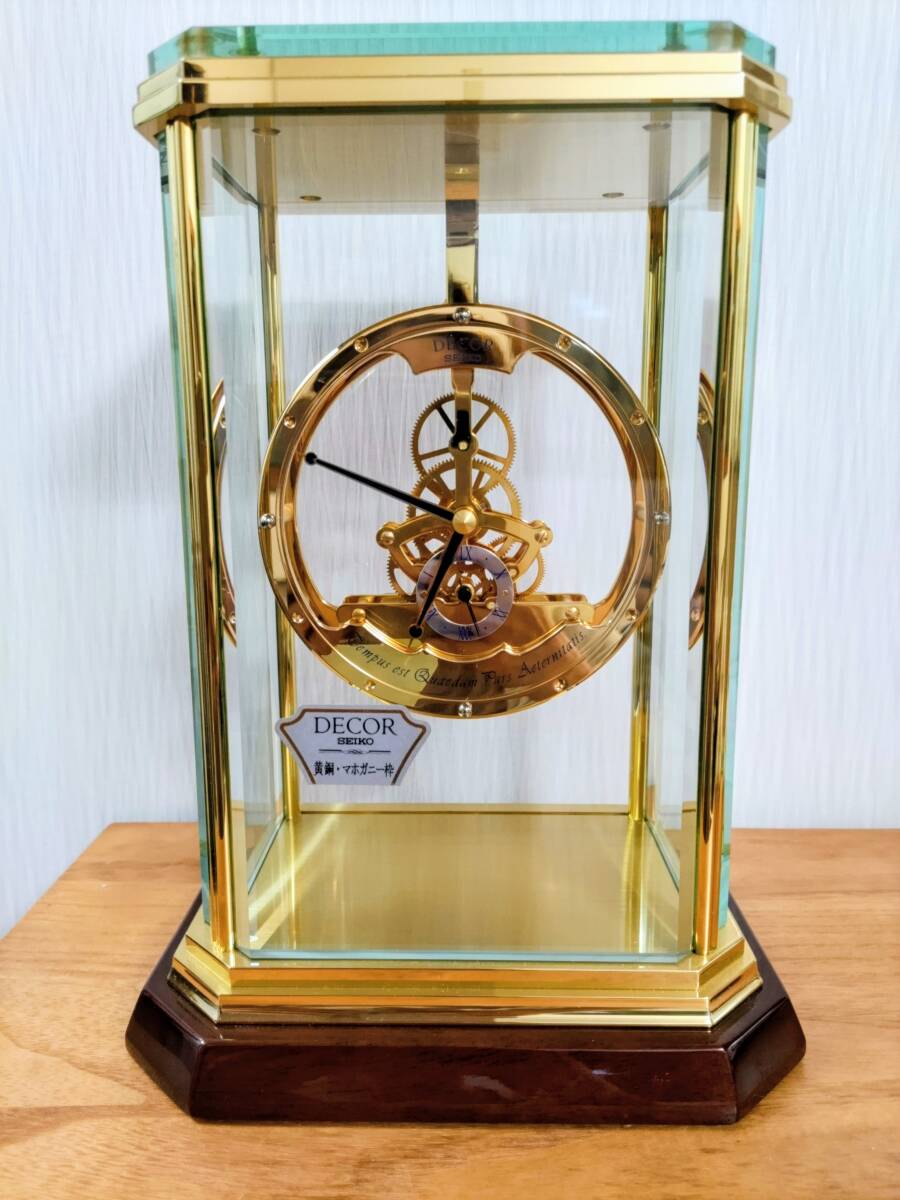 超激レア SEIKO 置時計 デコール AZ826G オニキス 大理石 最高級 Decor SEIKOの値段と価格推移は？｜14件の売買データからDecor SEIKOの