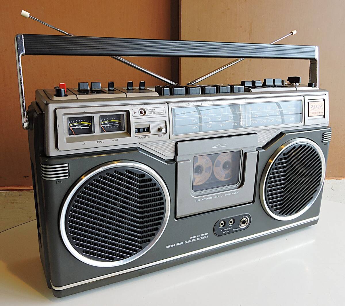 【希少・当時物】AIWA アイワ TPR-808 ステレオラジカセ【ラジオOK】 希少・当時物】AIWA アイワ TPR-808 ステレオラジカセ【ラジオOK