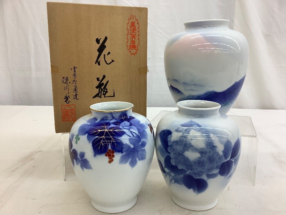 紫陽花 深川製磁の値段と価格推移は？｜2件の売買データから紫陽花