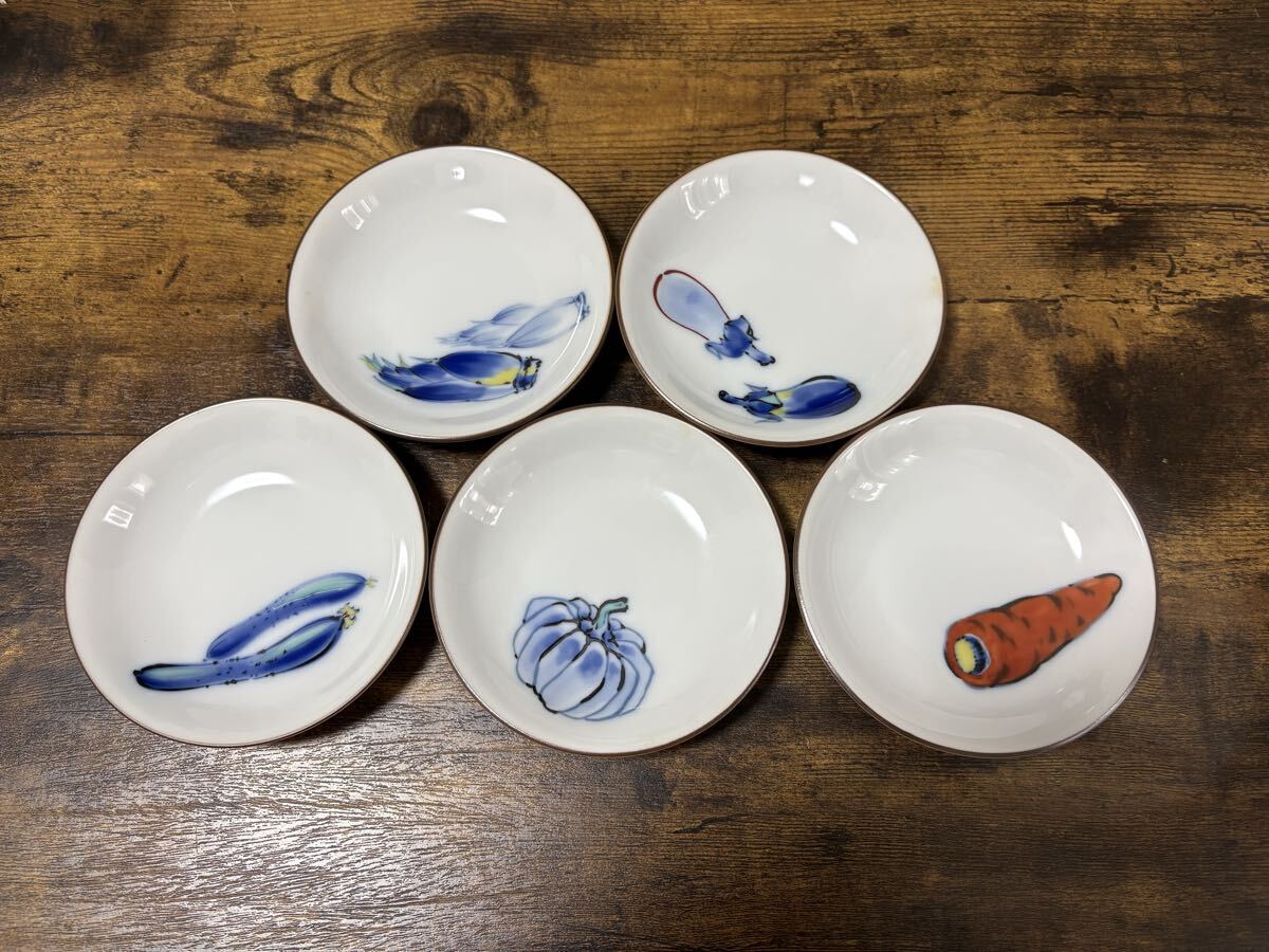 香蘭社　赤絵町工房『山茶花　銘々皿　5枚』小皿　 赤繪町工房 香蘭社 赤繪町工房の値段と価格推移は？｜1件の売買データから香蘭社