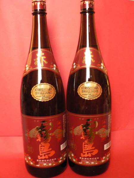 □本格焼酎 赤霧島1800ｍｌ・２本　１４年・春出荷_1