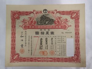南満州鉄道 株券の値段と価格推移は？｜9件の売買データから南満州鉄道