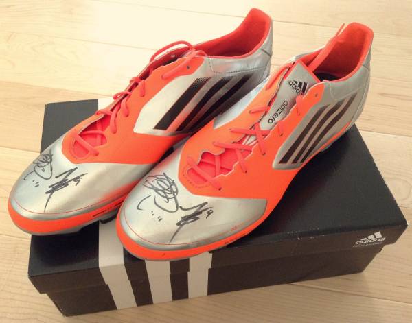 なでしこジャパン 大野忍＆田中陽子選手 直筆サイン入 スパイク(サイン  