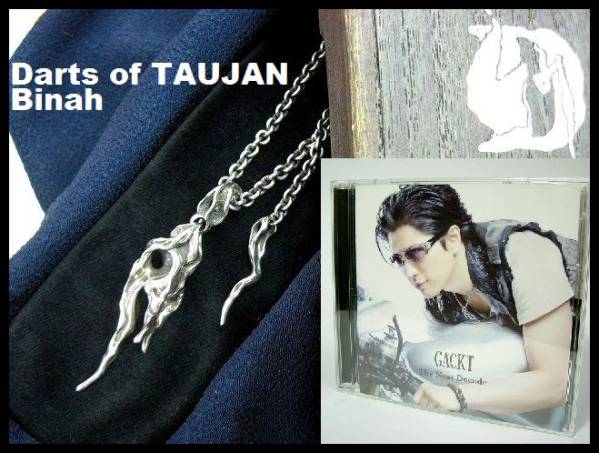 美品GACKT着Darts of TAUJANタウジャン Binahシルバーネックレス