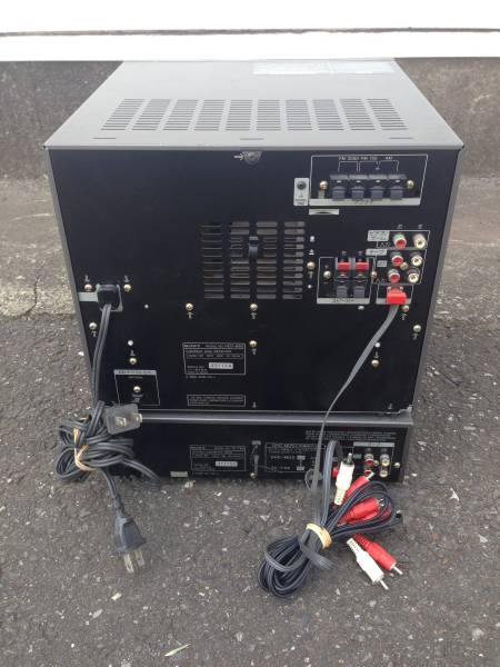 ☆ジャンク CD MD デッキ コンポ SONY ソニー HCD-MD5 TC-TX5☆(MD