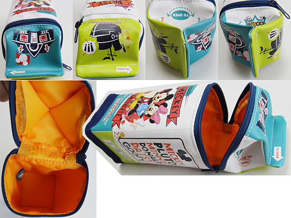 ミッキーマウス牛乳パック型ペンケース Ecc ディズニー ペンケース 売買されたオークション情報 Yahooの商品情報をアーカイブ公開 オークファン Aucfan Com